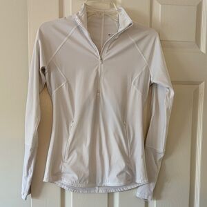 Athleta Classic White Performance Top